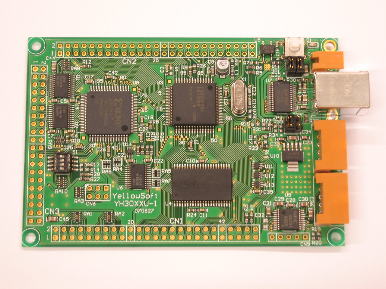 peach様専用 H8/3069Fネット対応マイコンLANボード（完成品